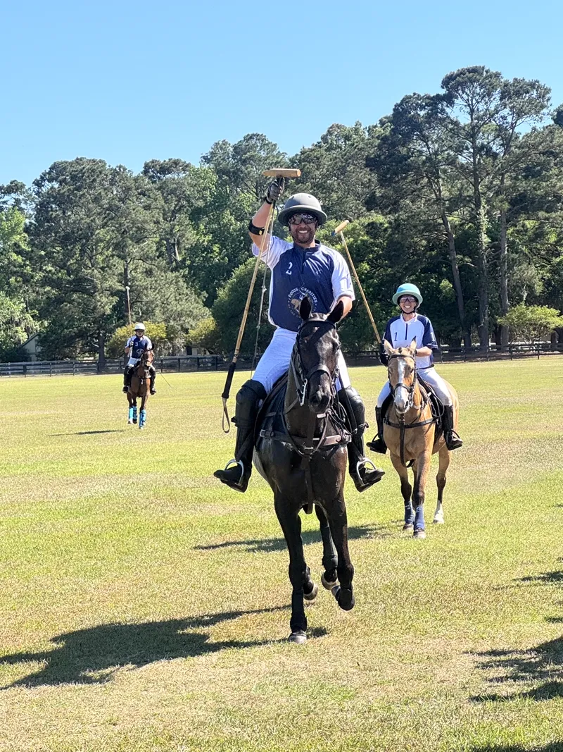 Polo action at the 2026 Rose Hill Charity Polo Match